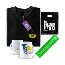 Kit Presente How I Met Your Mother - Camiseta, Caneca, Placa Decorativa e Porta-Copos