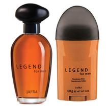 Kit Presente Jafra Legend Masculino Colônia e Desodorante Kit Presente Jafra Legend Masculino Colônia e Desodorante