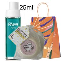 Kit Presente Kaiak Aero 25ml Perfume Feminino 25ml + Sabonete Natura