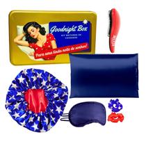 Kit Presente Lata de acessórios de cabelo e bem-estar Goodnight Box-Soninho da Beleza P Kit Presente Lata de acessórios de cabelo e bem-estar Goodnight Box-Soninho da Beleza P