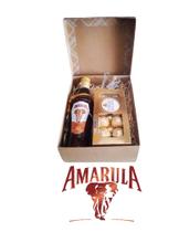 Kit Presente Licor Amarula 375ml + Ferrero Rocher + Copo