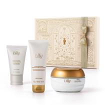 Kit Presente Lily Creme Acetinado + Geleia Iluminadora Natal - O boticario