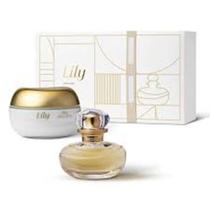 Kit presente lily tradicional  colônia 30 ml e hidratante 