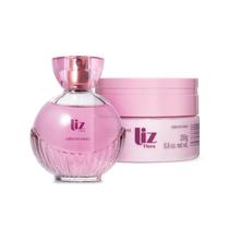 Kit Presente Liz Flora Dia Das Mães: Desodorante Colônia 100ml + Hidratante Desodorante 250g Perfume
