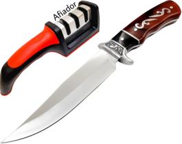 Kit Presente Masculino Perfeito Faca Nobre Afiador Amolador Kit Presente Masculino Perfeito Faca Nobre Afiador Amolador