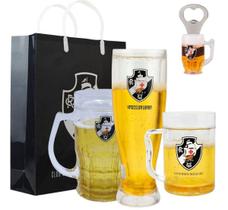 Kit Presente Mestre Cervejeiro Copo Caneca Cerveja Vasco Cor