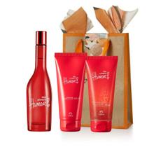 Kit Presente Mulher Natura Perfume Meu Primeiro Humor dia das mães loção corporal geleia de banho Kit Presente Mulher Natura Perfume Meu Primeiro Humor dia das mães loção corporal geleia de banho