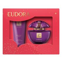 Kit Presente Natal Eudora Hidratante Indulgenita Cream 100ml e PerFume EUA de Parfum