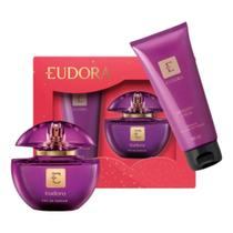 Kit Presente Natal Eudora Hidratante Indulgenita Cream 100ml e PerFume EUA de Parfum