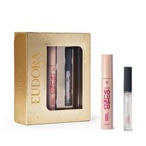 Kit Presente Natal SOUL: Gloss Labial Incolor 5,2ml + Máscara de Cílios BOMB Volumaço 10g