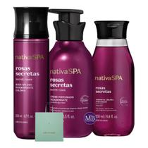 Kit Presente Nativa Spa Rosas Secretas O Boticário Splash
