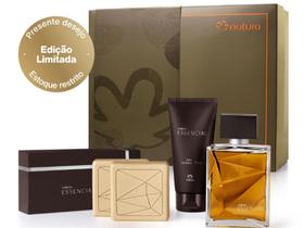 Kit Presente Natura Essencial Clássico Masculino: Deo Parfum, Barba e Sabonete 2em1 Kit Presente Natura Essencial Clássico Masculino: Deo Parfum, Barba e Sabonete 2em1