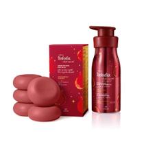 Kit Presente Natura Hidratante e Sabonete Barra Romã e Amêndoas Glaceadas (2 itens)