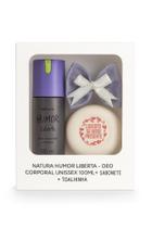 Kit Presente Natura Humor Liberta - Deo Corporal Unissex 100ml + Sabonete + Toalhinha Kit Presente Natura Humor Liberta - Deo Corporal Unissex 100ml + Sabonete + Toalhinha