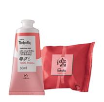 Kit Presente Natura Tododia Tâmara e Canela Hidratante para Maos 50ml + Sabonete 90g
