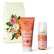 Kit Presente Oboticário Cuidese Bem Pessegura 2 Itens Body Splash 60ml Hidratante 100ml Lacrado Kit Presente Oboticário Cuidese Bem Pessegura 2 Itens Body Splash 60ml Hidratante 100ml Lacrado