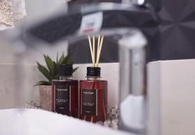 Kit Presente Odorizador e Sabonete Liquido Perfumado Recepção Closets Banheiro Lavabos Canela Mo Ara - Cia do Aroma