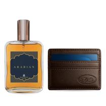 Kit Presente Pais Perfume Arabian 100Ml + Carteira Masculina