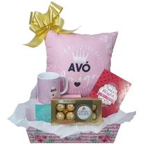 Kit Presente Para Avó Vovó Querida + Caixa Chocolate Ferrero