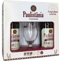 Kit Presente Paulistânia Marco Zero 2 Garrafas 500ml + Taça