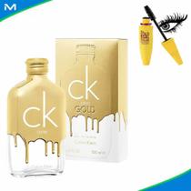 Kit Presente Perfume Feminino Ck One Gold 100ml + Mascara de Cílios