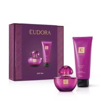 Kit Presente Perfume Feminino EDP Roxo Eudora Creme Indulgent Eau de Parfum