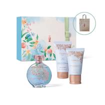 Kit Presente Perfume Feminino Floratta Blue o Boticário Loção Corporal Perfumada Creme para as mãos