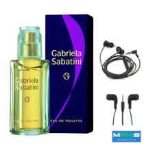 Kit Presente Perfume Gabriela Sabatini Feminino Eau De Toilette 60ml Com Fone de Ouvido Musica P2