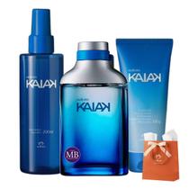 Kit Presente Perfume Natura Kaiak Masculino Tradicional Clássico Kit Presente Perfume Natura Kaiak Masculino Tradicional Clássico