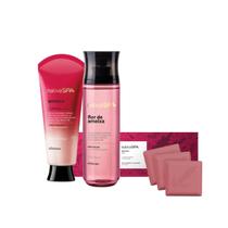 Kit Presente Perfume O Boticário Nativa Spa Ameixa Body Splash Sabonete Loção Corporal