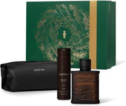 Kit Presente Perfume Uomini Tradicional Masculino Necessaire e Body spray (3 Itens) Kit Presente Perfume Uomini Tradicional Masculino Necessaire e Body spray (3 Itens)