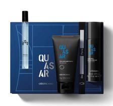 Kit Presente Quasar: Desodorante Colônia 10ml + Espuma de Barbear 47ml + Gel Pós Barba 75g - oBoticário