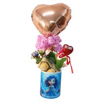 Kit Presente Romântico com Caneca Signos Balão Flores Kit Presente Romântico com Caneca Signos Balão Flores