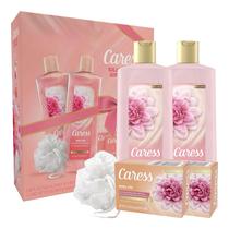 Kit Presente Sabonete Líquido e Barra Caress Daily Silk 4pcs Kit Presente Sabonete Líquido e Barra Caress Daily Silk 4pcs