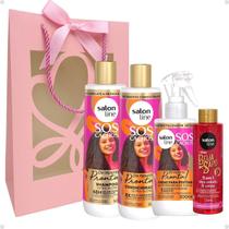 Kit Presente Salon Line De Repente Pronta!: Shampoo, Condicionador e Creme Fluido + Mimo Exclusivo Kit Presente Salon Line De Repente Pronta!: Shampoo, Condicionador e Creme Fluido + Mimo Exclusivo