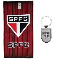 Kit Presente São Paulo - Toalha De Banho + Chaveiro Oficial