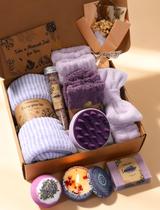 Kit Presente Spa Coralogo Lavanda 11 Peças para Relaxamento Kit Presente Spa Coralogo Lavanda 11 Peças para Relaxamento