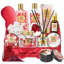Kit Presente Spa LILY ROY Rosa e Flor de Cerejeira 16 peças Kit Presente Spa LILY ROY Rosa e Flor de Cerejeira 16 peças