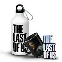 Kit Presente The Last Of Us Squeeze Caneca Placa Decorativa