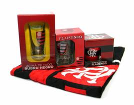 Kit Presente Torcedor FLAMENGO RJ 4x1 Toalha Caneca Cafe Choop Copo - AllMix Kit Presente Torcedor FLAMENGO RJ 4x1 Toalha Caneca Cafe Choop Copo - AllMix