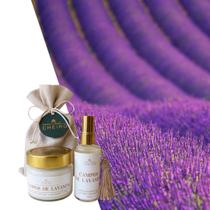 Kit Presente Vela Aromática 140g + Perfume de Ambientes 60ml