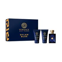 Kit Presente Versace Dylan Blue Eau de Toilette 50ml para Homem Kit Presente Versace Dylan Blue Eau de Toilette 50ml para Homem