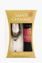 Kit Presente Vinho Tinto Suave Saint Germain 750ml Kit Com Taça