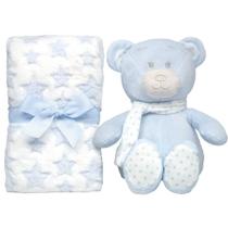 Kit Presenteável Buba Ursinho Com Matinha Soninho Azul Kit Presenteável Buba Ursinho Com Matinha Soninho Azul