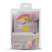 Kit Presenteavel Mini Bloco Anotaçoes Unicornio Pompom Fofy