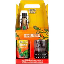 Kit presenteável roleta russa imperial ipa 500ml + copo 320ml Kit presenteável roleta russa imperial ipa 500ml + copo 320ml