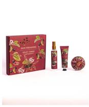 Kit Presenteável Spray Creme Para As Mãos Sabonete em Barra Velvet Cherry Dani Fernandes