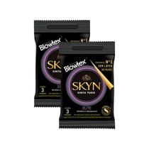 Kit Preservativos com 2 Pacotes SKYN Elite com 3 unidades Kit Preservativos com 2 Pacotes SKYN Elite com 3 unidades
