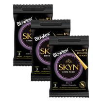 Kit Preservativos com 3 Pacotes SKYN Elite com 3 unidades Kit Preservativos com 3 Pacotes SKYN Elite com 3 unidades