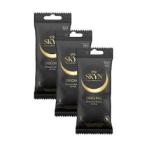 Kit Preservativos com 3 Pacotes SKYN Original com 6 unidades Kit Preservativos com 3 Pacotes SKYN Original com 6 unidades